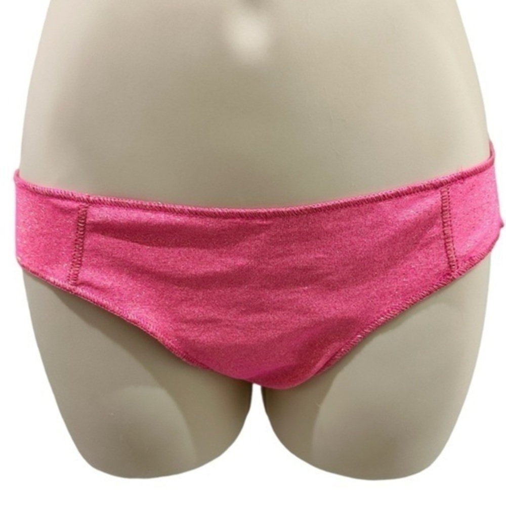 Becca hot Pink Shimmery Bikini BOTTOM ONLY